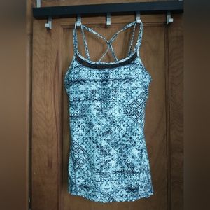 Gaiam S Bra-Tank with cross back